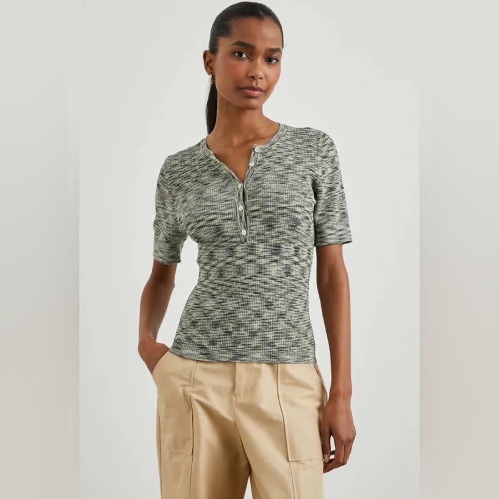 Rails Space Dye Knit Top